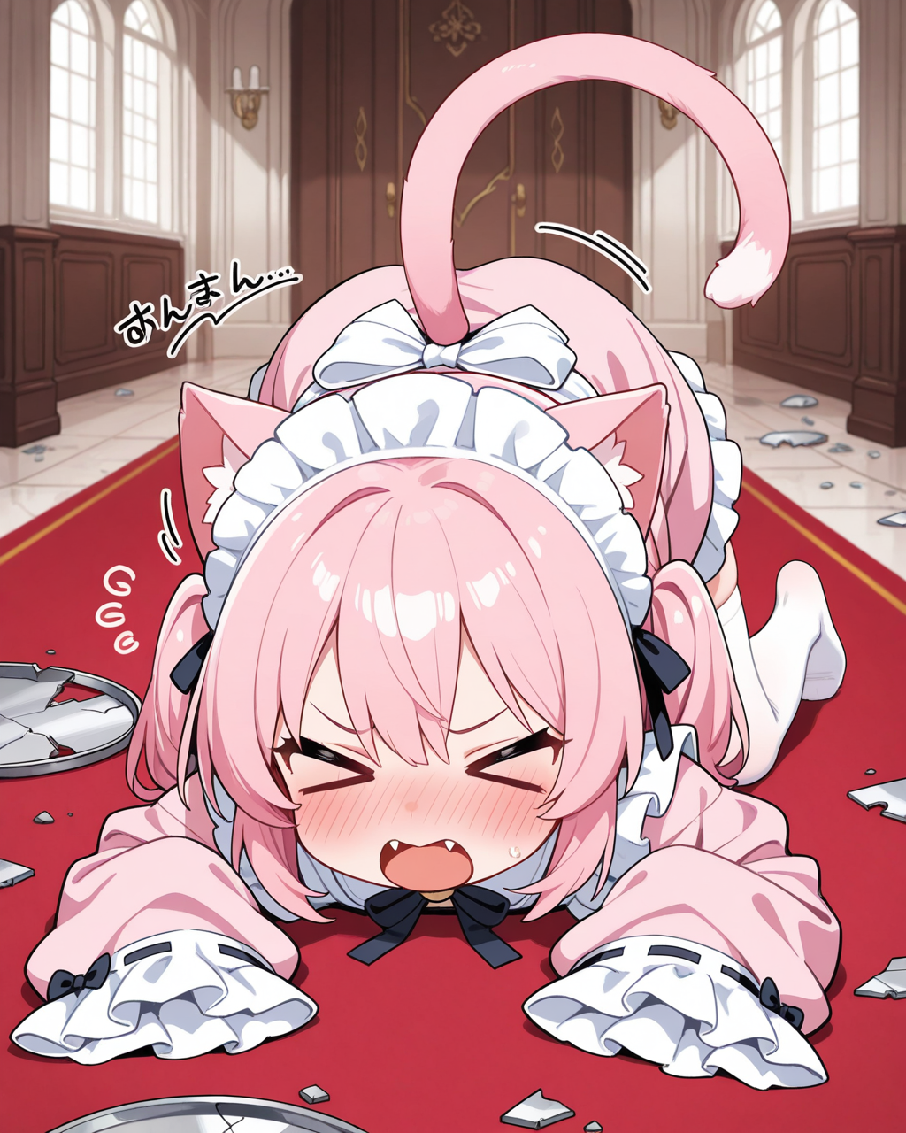 ふみゃぁぁ～っ。みゃたやってしみゃったぁ～。