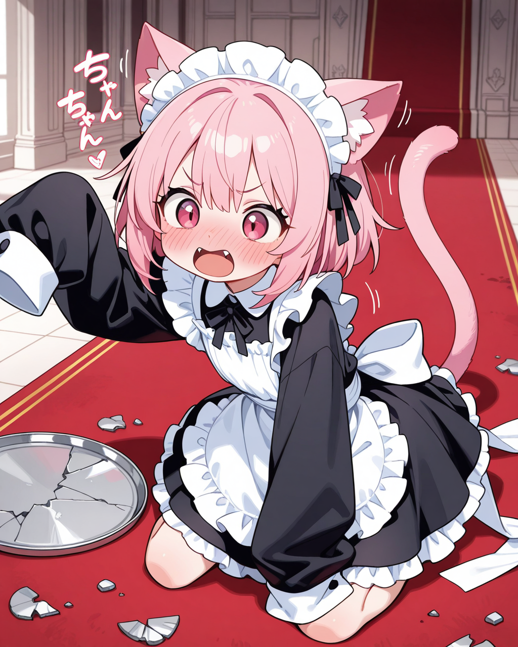 ふみゃぁぁ～っ。みゃたやってしみゃったぁ～。