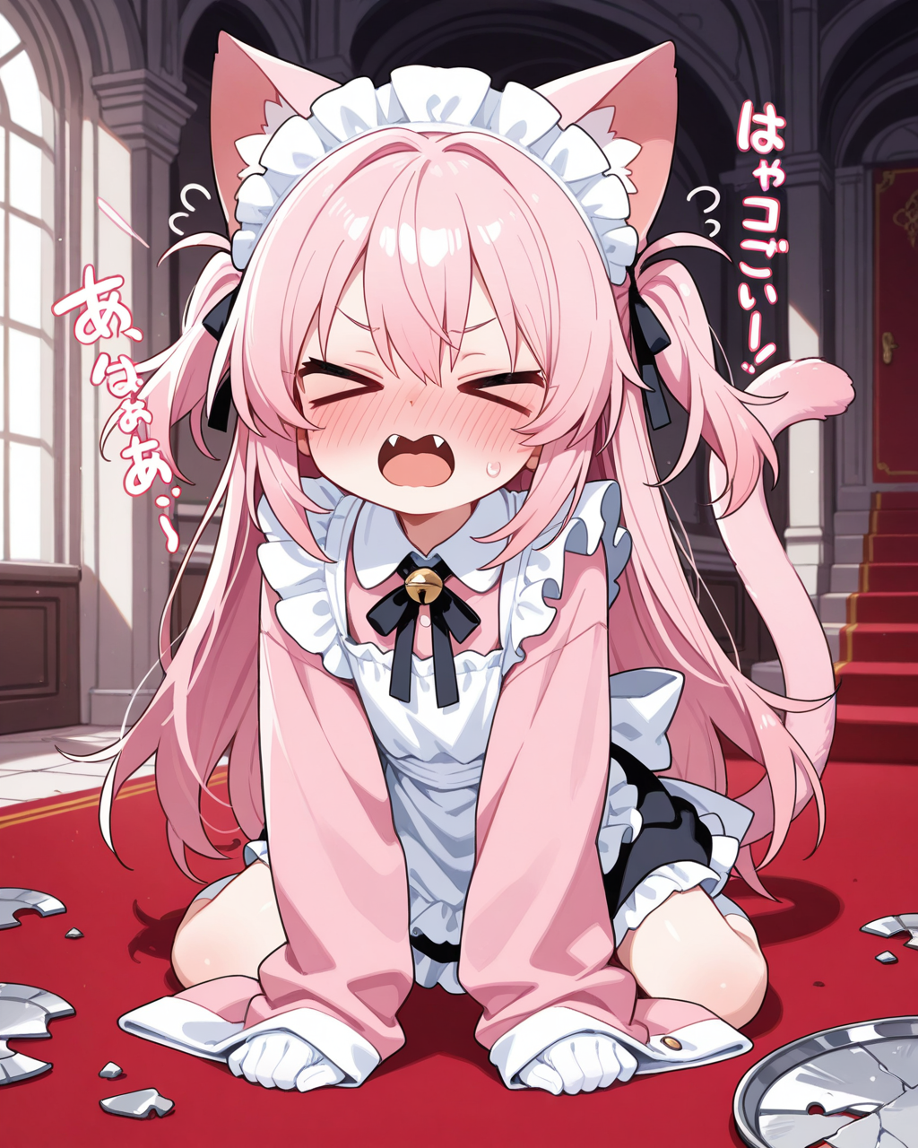 ふみゃぁぁ～っ。みゃたやってしみゃったぁ～。