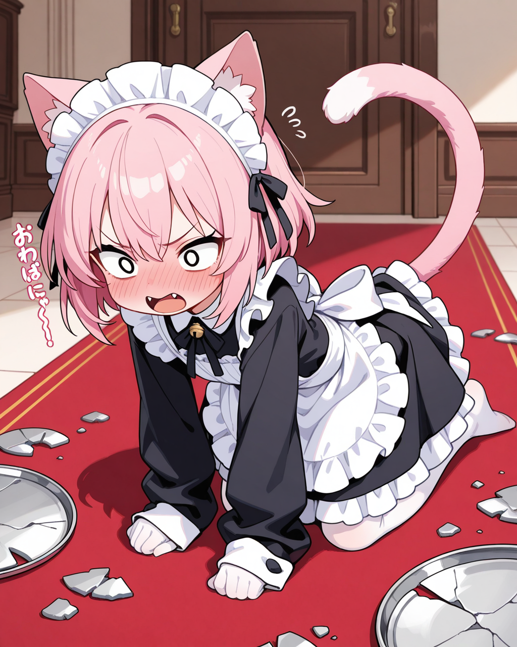 ふみゃぁぁ～っ。みゃたやってしみゃったぁ～。