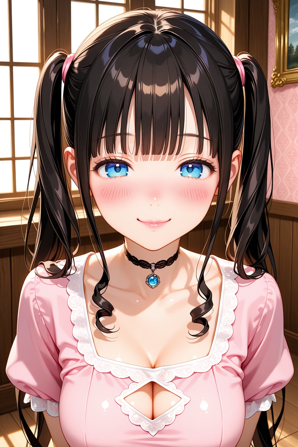 ツインテール＋ゆる巻き髪