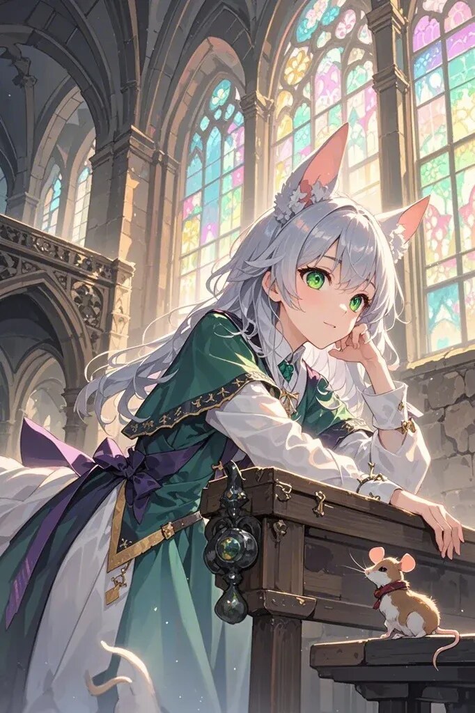 ステラちゃんとネズミ | の人気AIイラスト・グラビア