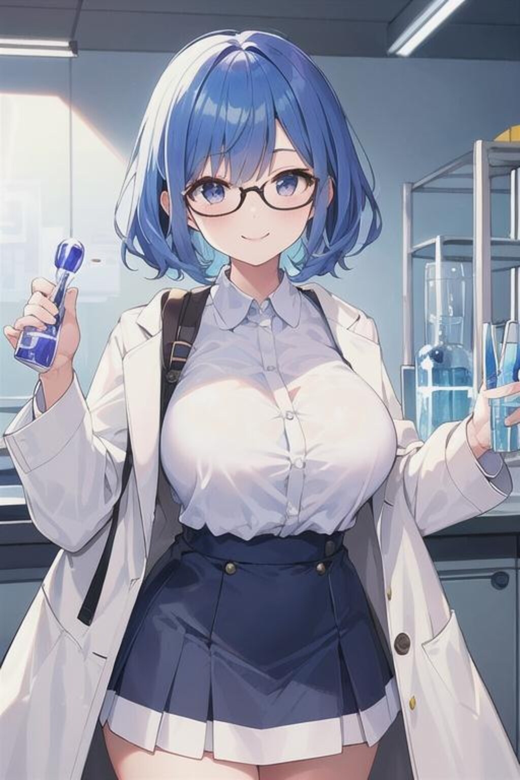 青い少女