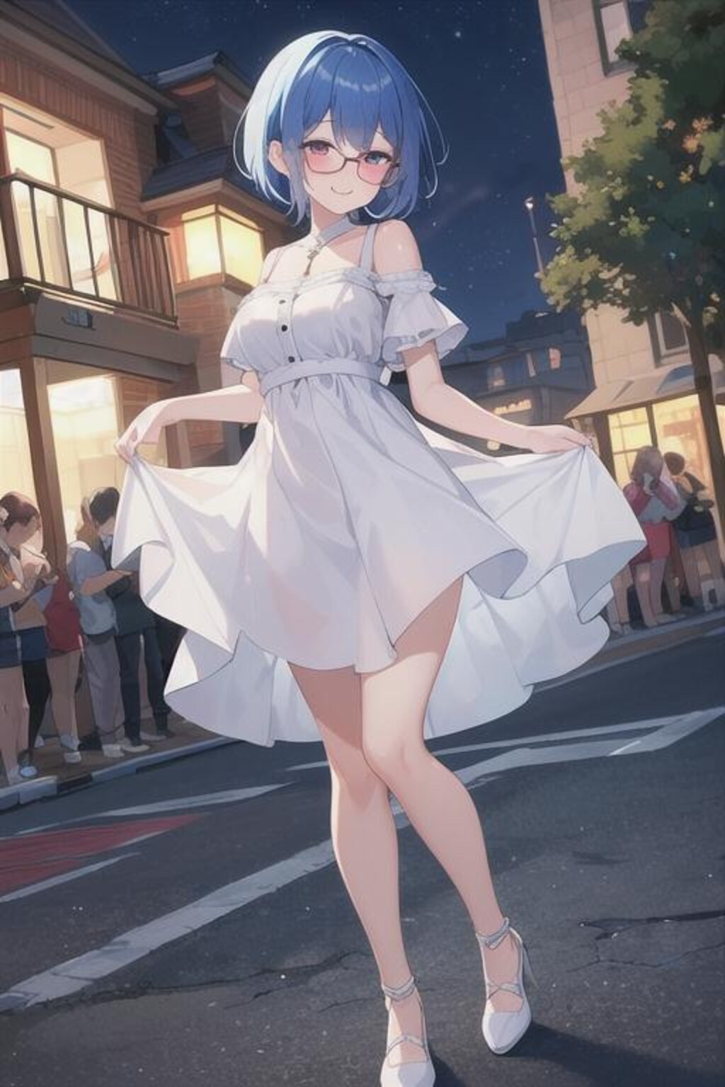 青い少女