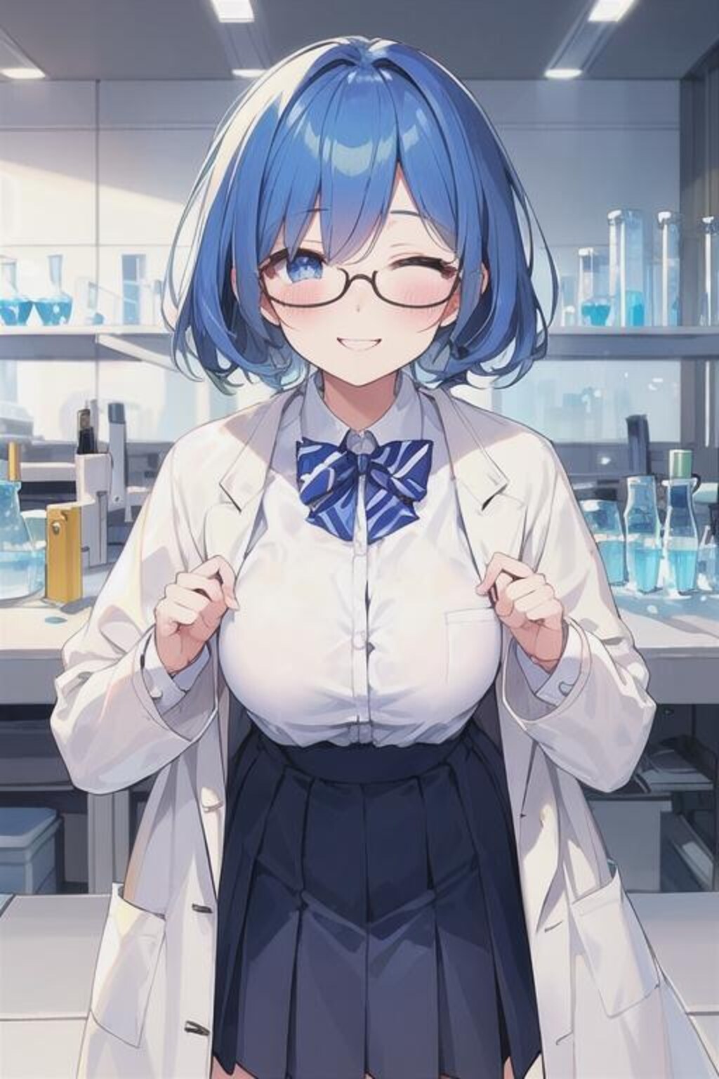 青い少女