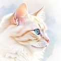 猫の横顔アップ 3枚目