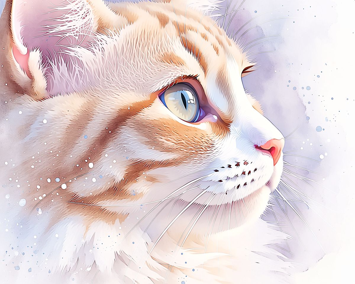 猫の横顔アップ
