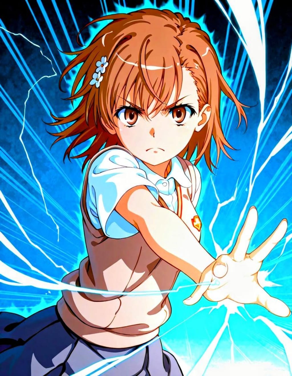 雷撃シーン・美琴ちゃん⚡