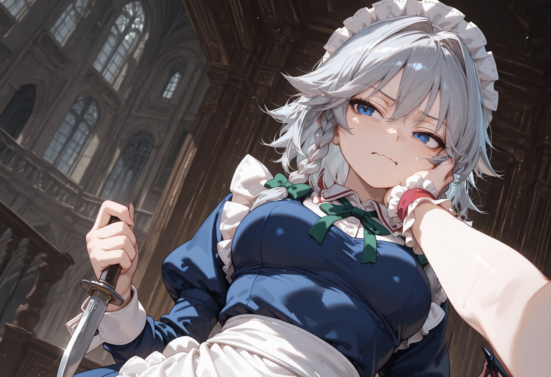 おしおきさくやちゃん | の人気AIイラスト・グラビア