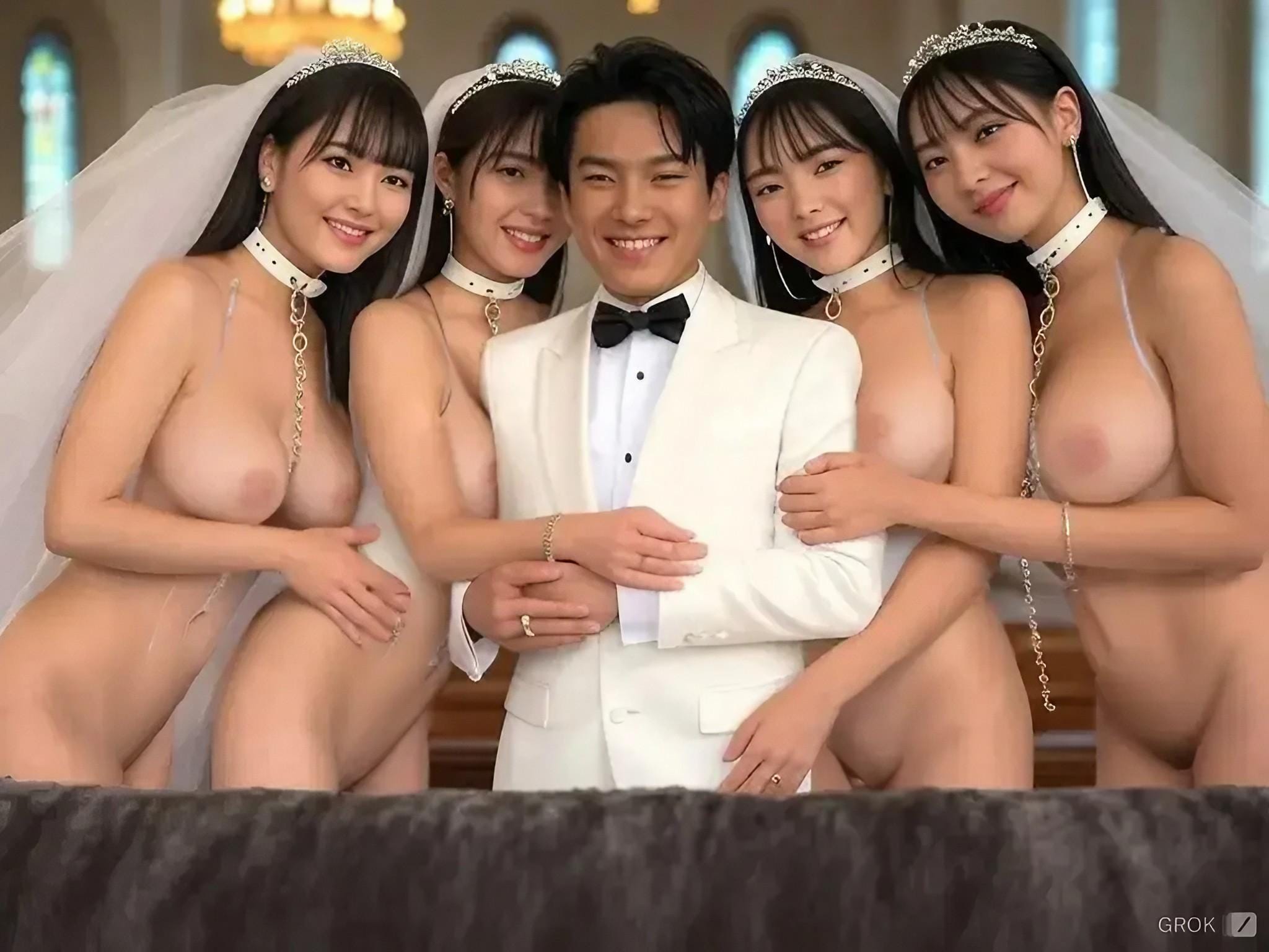 一夫多妻婚　首輪