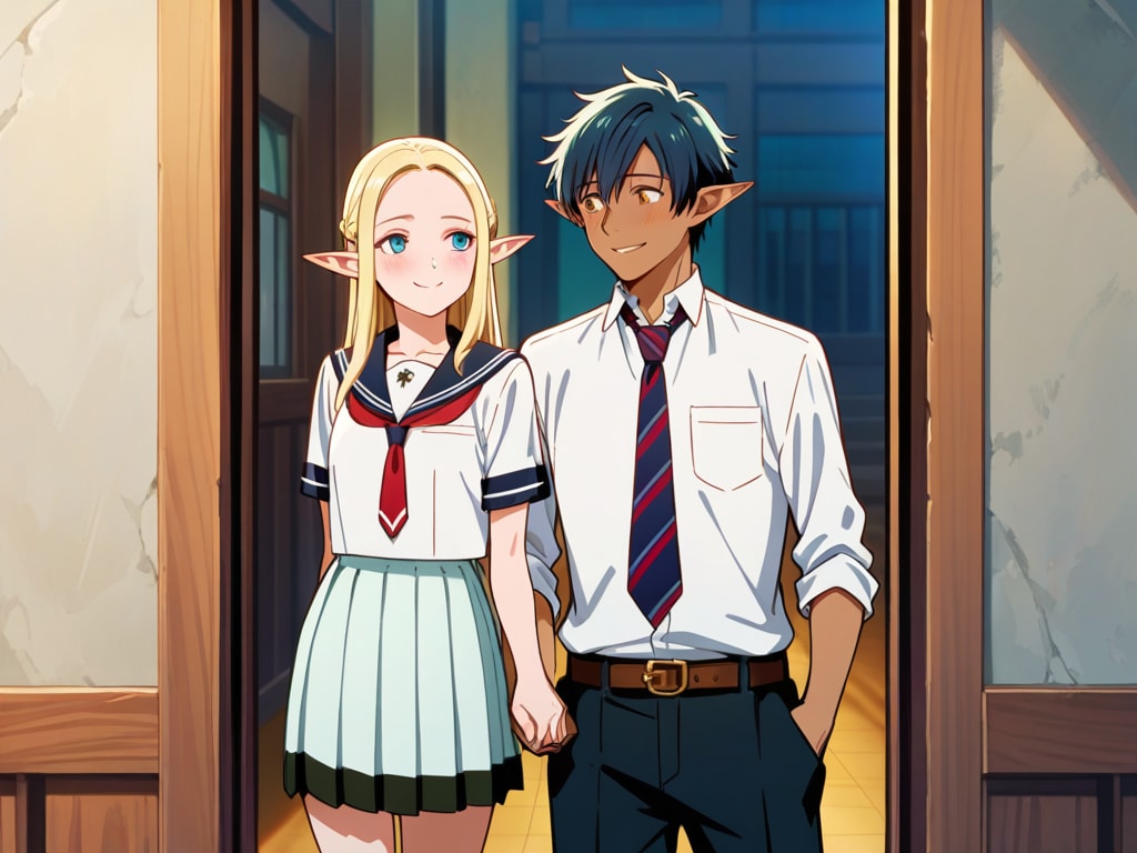 エルフ学園事情 | の人気AIイラスト・グラビア