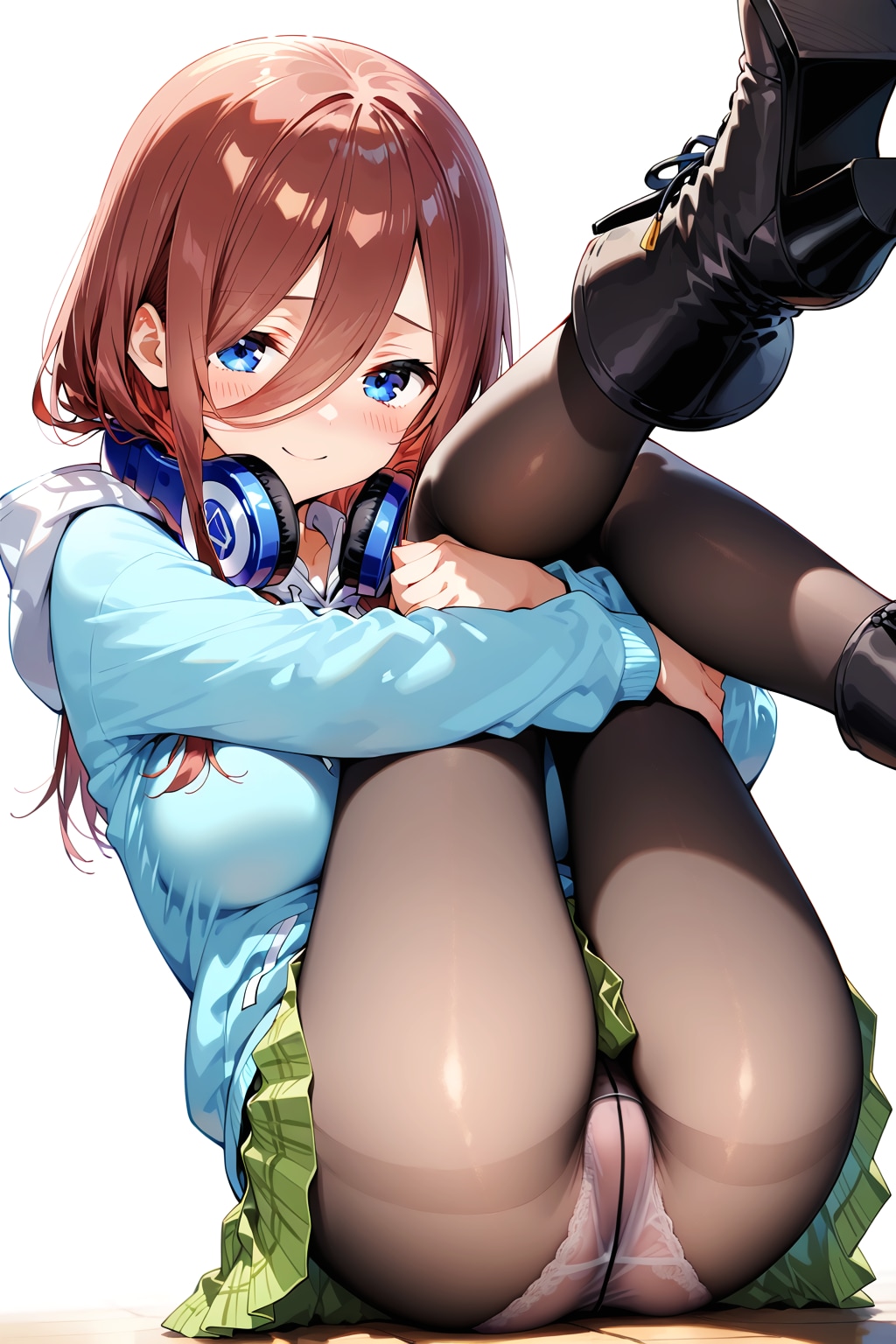 三玖の柔軟体操