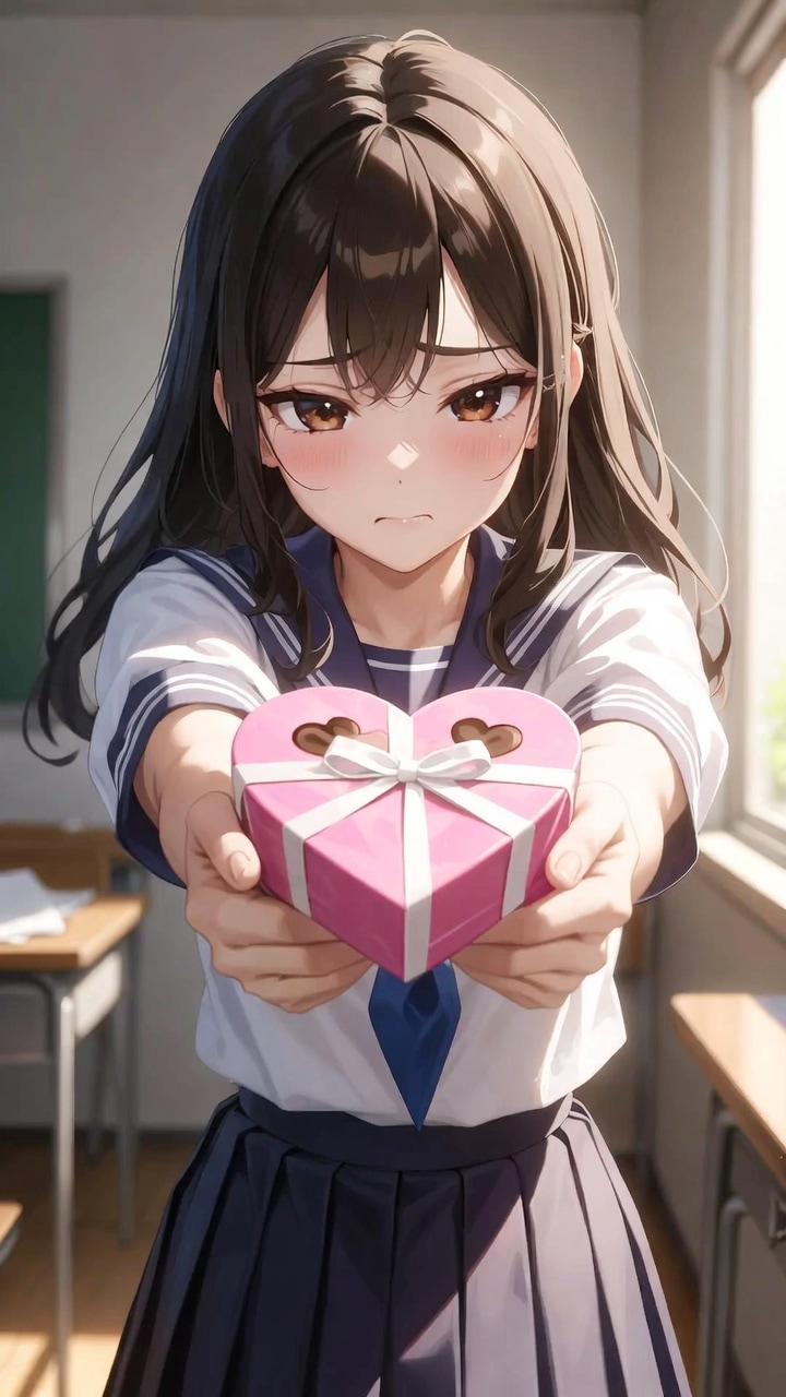 夕暮れの教室で | の人気AIイラスト・グラビア