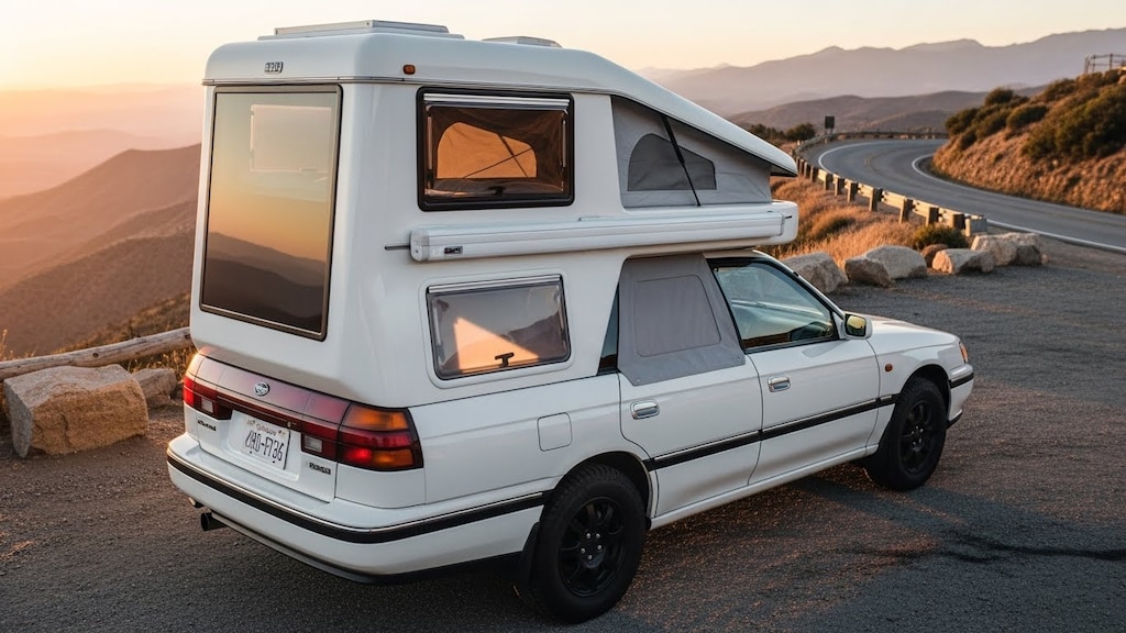 レガシィセダンキャンピングカー