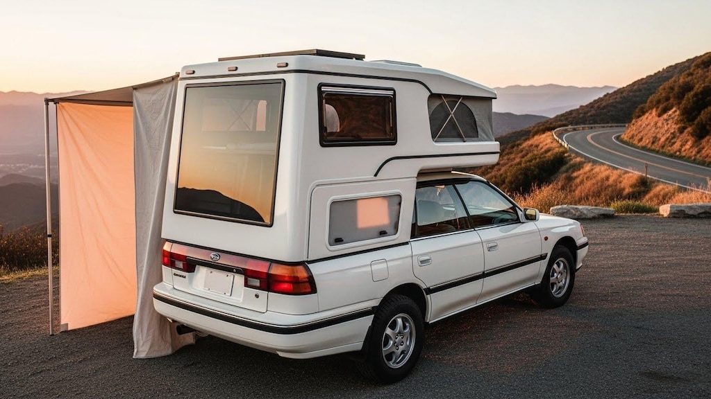 レガシィセダンキャンピングカー