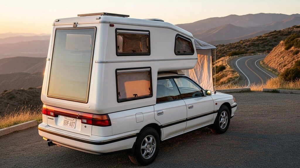 レガシィセダンキャンピングカー