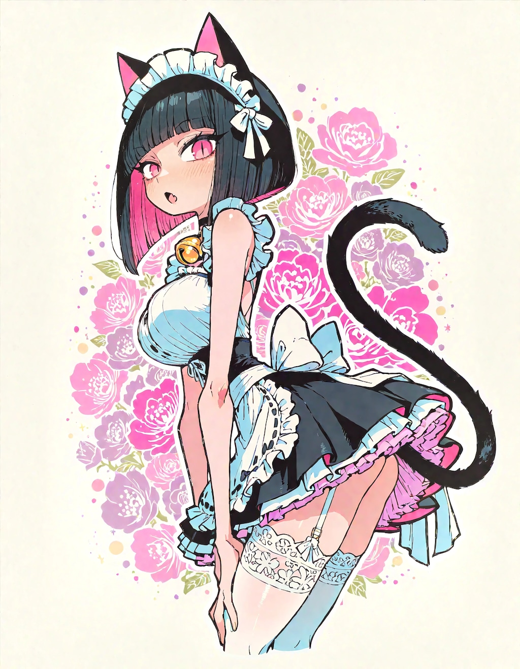 Petals and Pink Whiskers