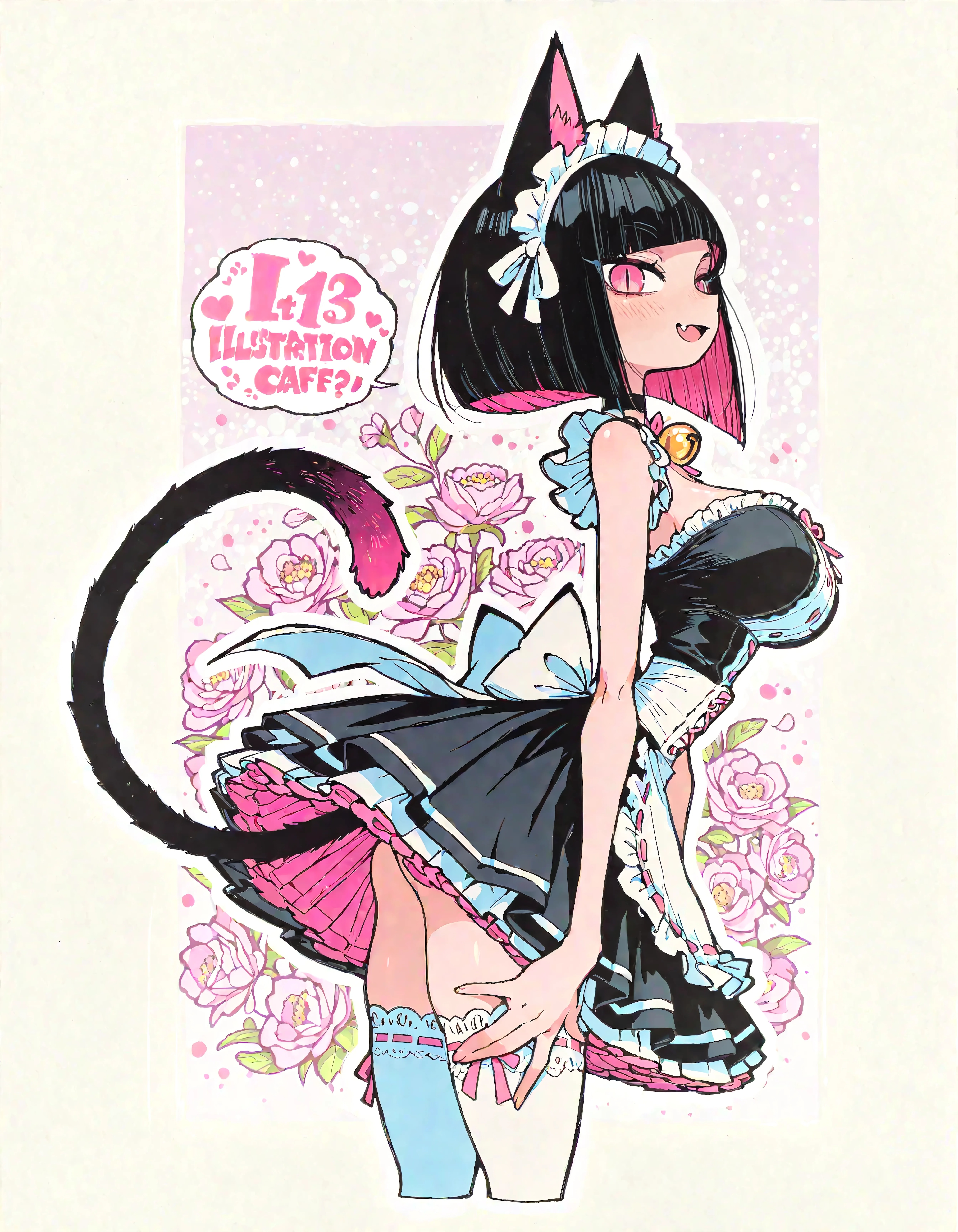 Petals and Pink Whiskers | の人気AIイラスト・グラビア