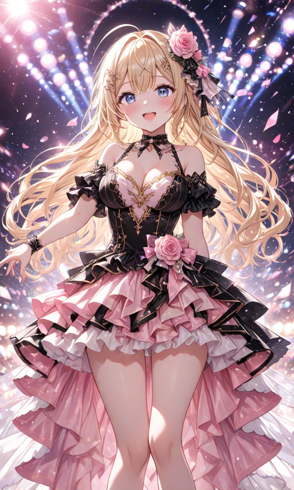 ドレスとステージとアイドルと