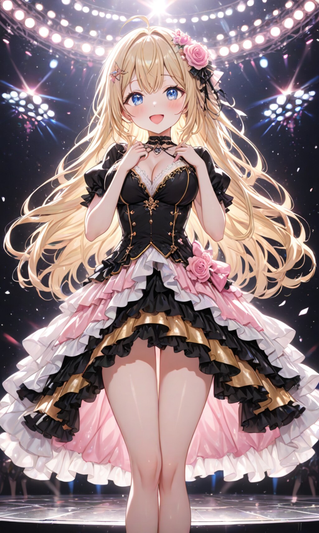 ドレスとステージとアイドルと
