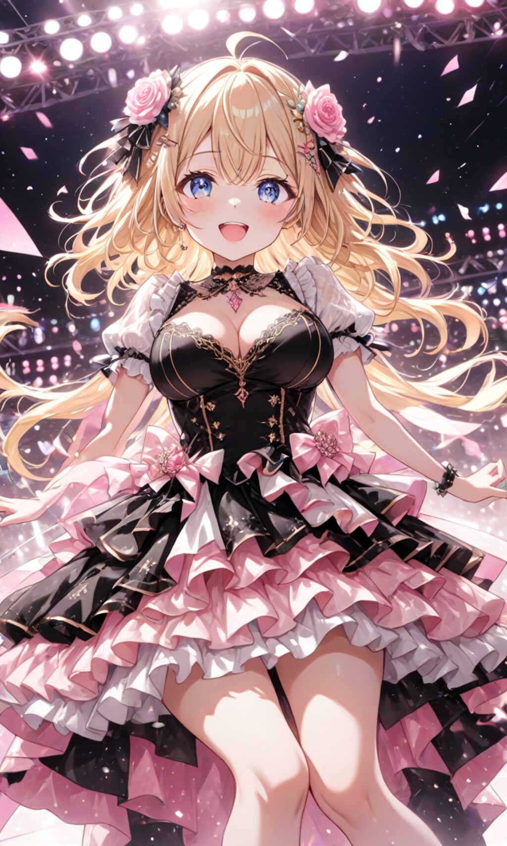ドレスとステージとアイドルと