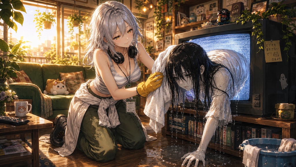 メイク入ります