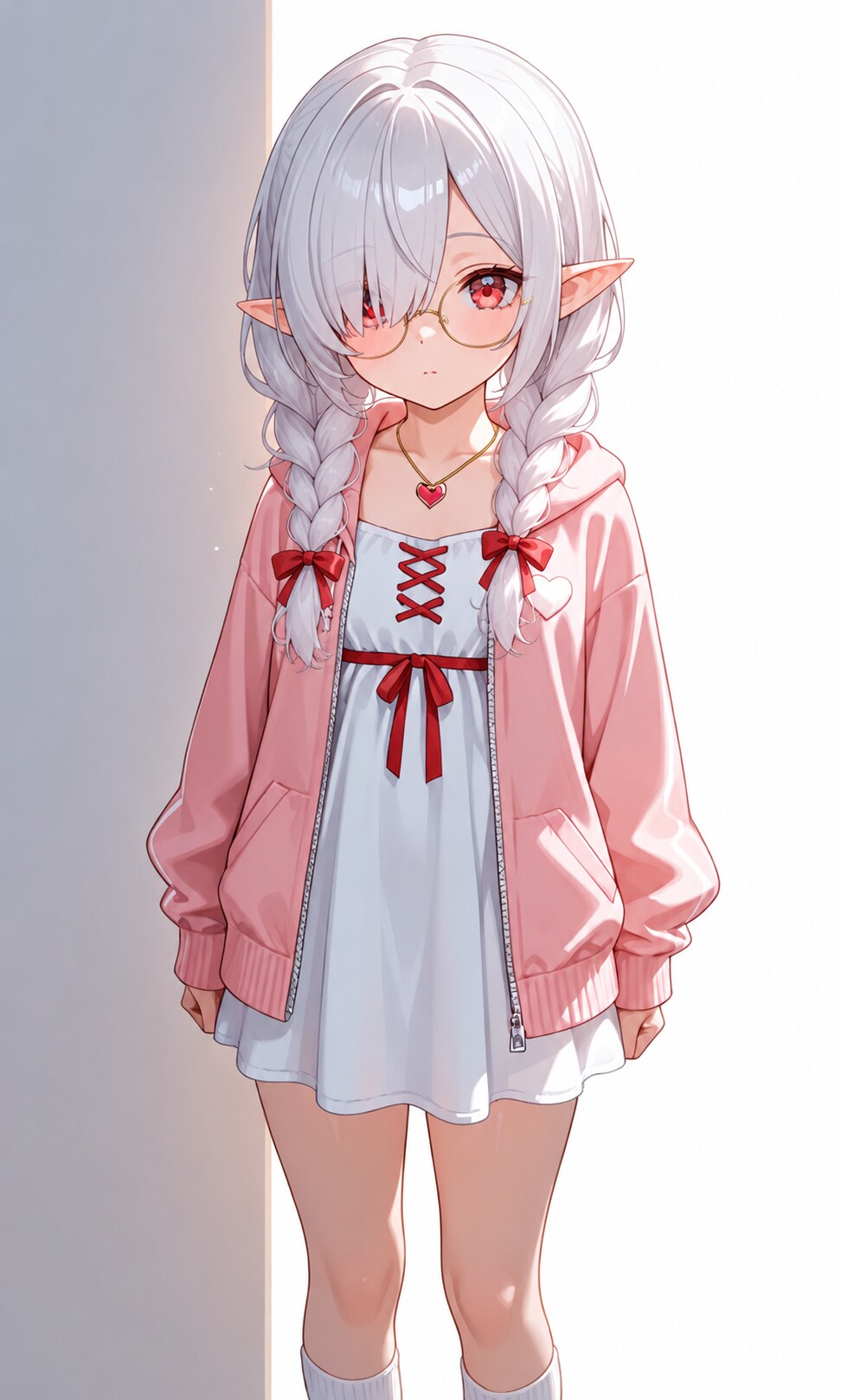 三つ編み眼鏡のシロネさん