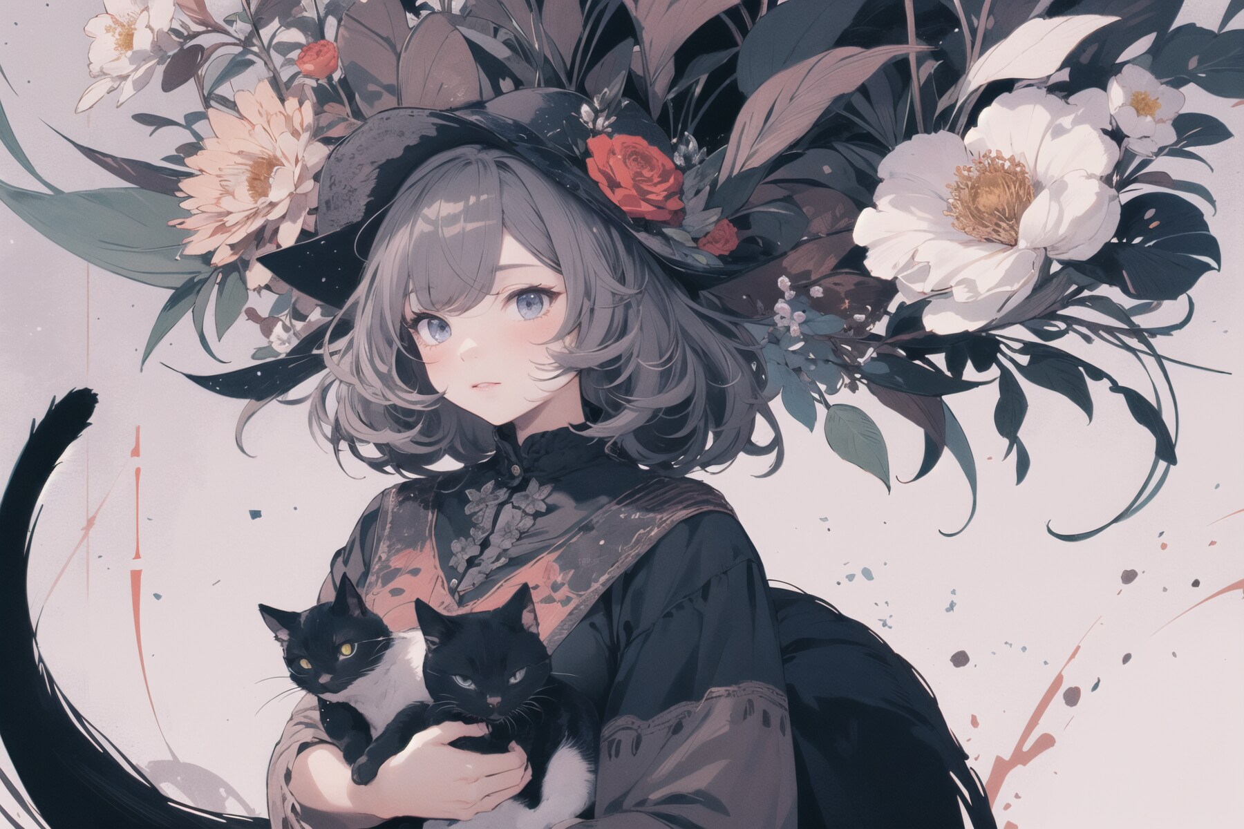猫とお姉さん(artistic) : 2023.08.31