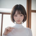 白い服の女子 6枚目
