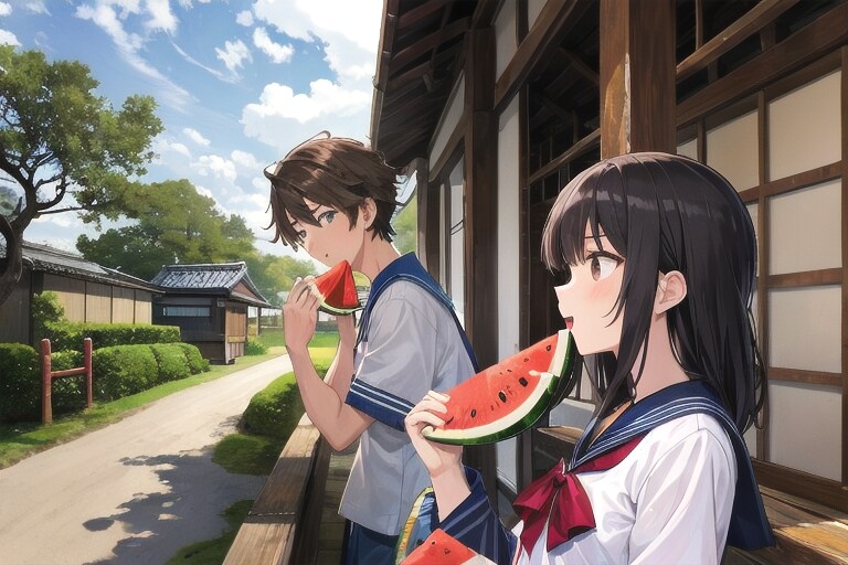[ボツ画像]いつもの夏、君と過ごした変わらない日々