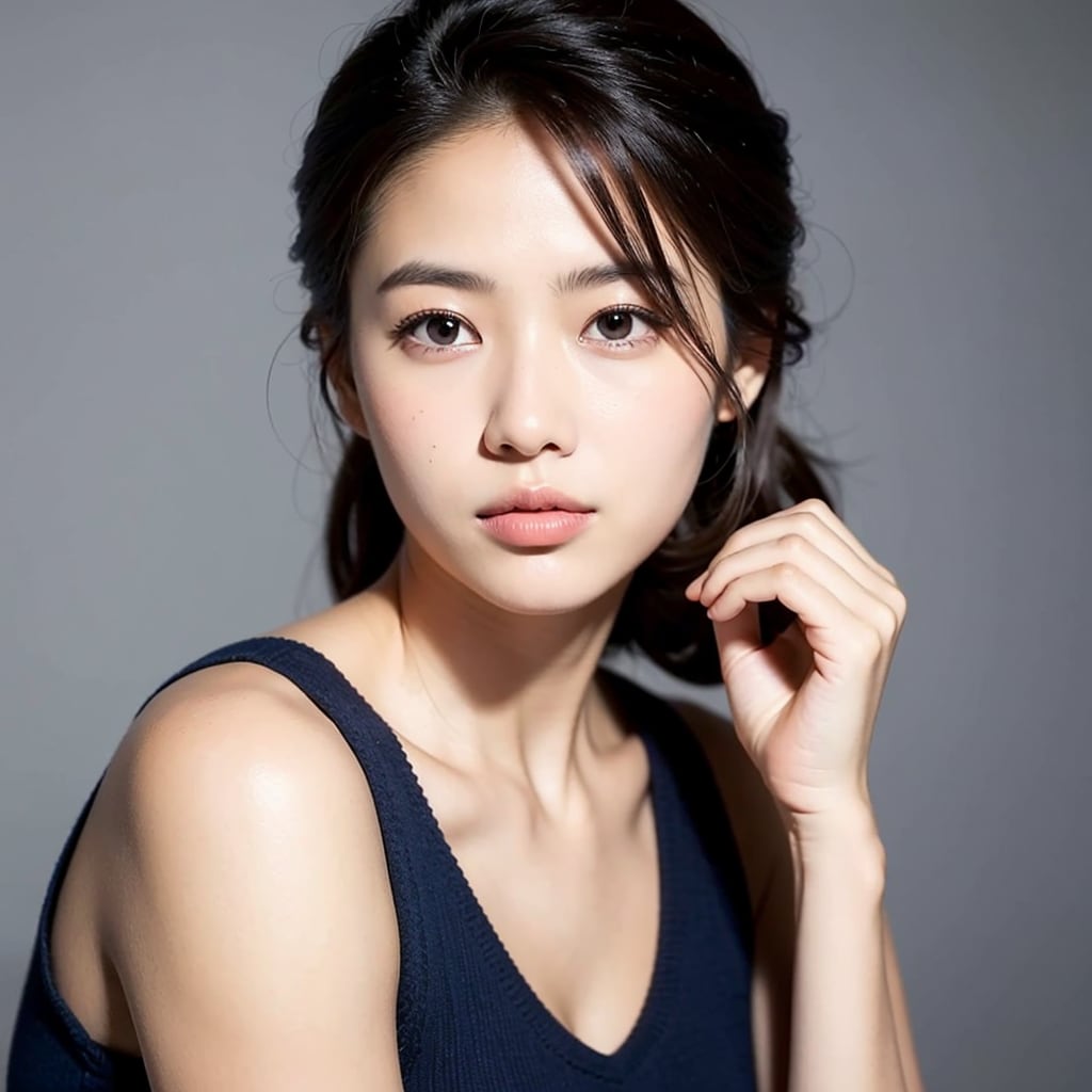 新人女優のアー写(2枚)