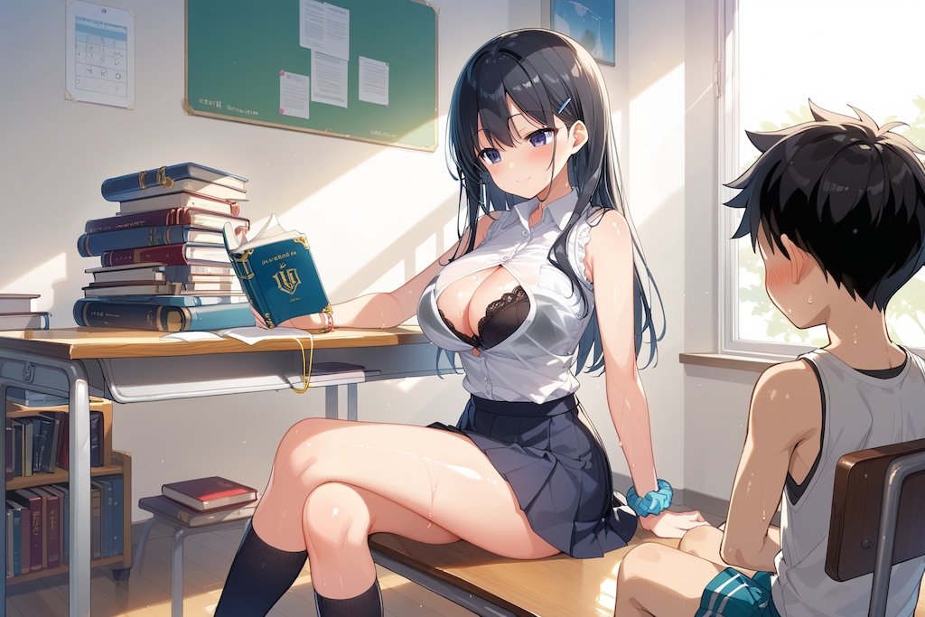 黒髪のお姉さんはエッチ