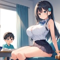 黒髪のお姉さんはエッチ 2枚目