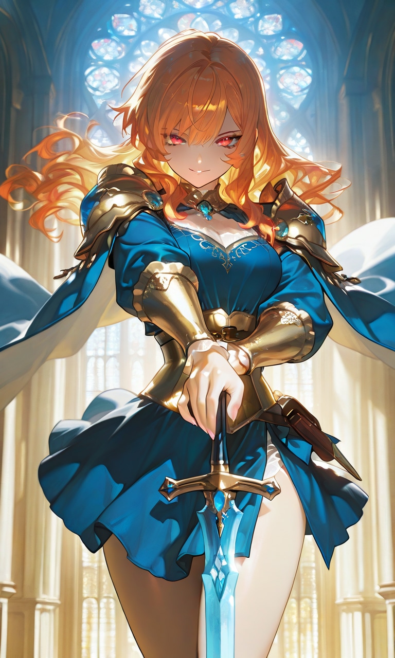 聖域に降る琥珀の光 | の人気AIイラスト・グラビア