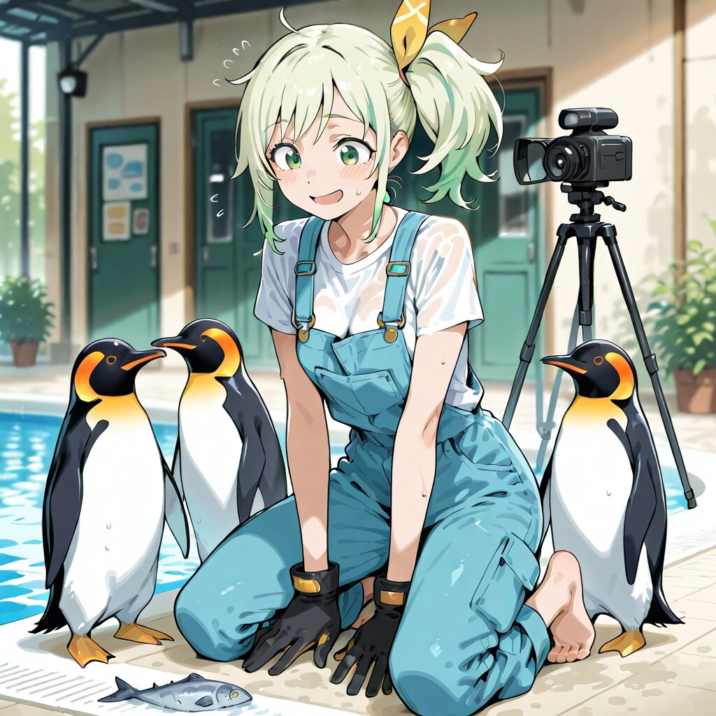 ペンギン餌付体験