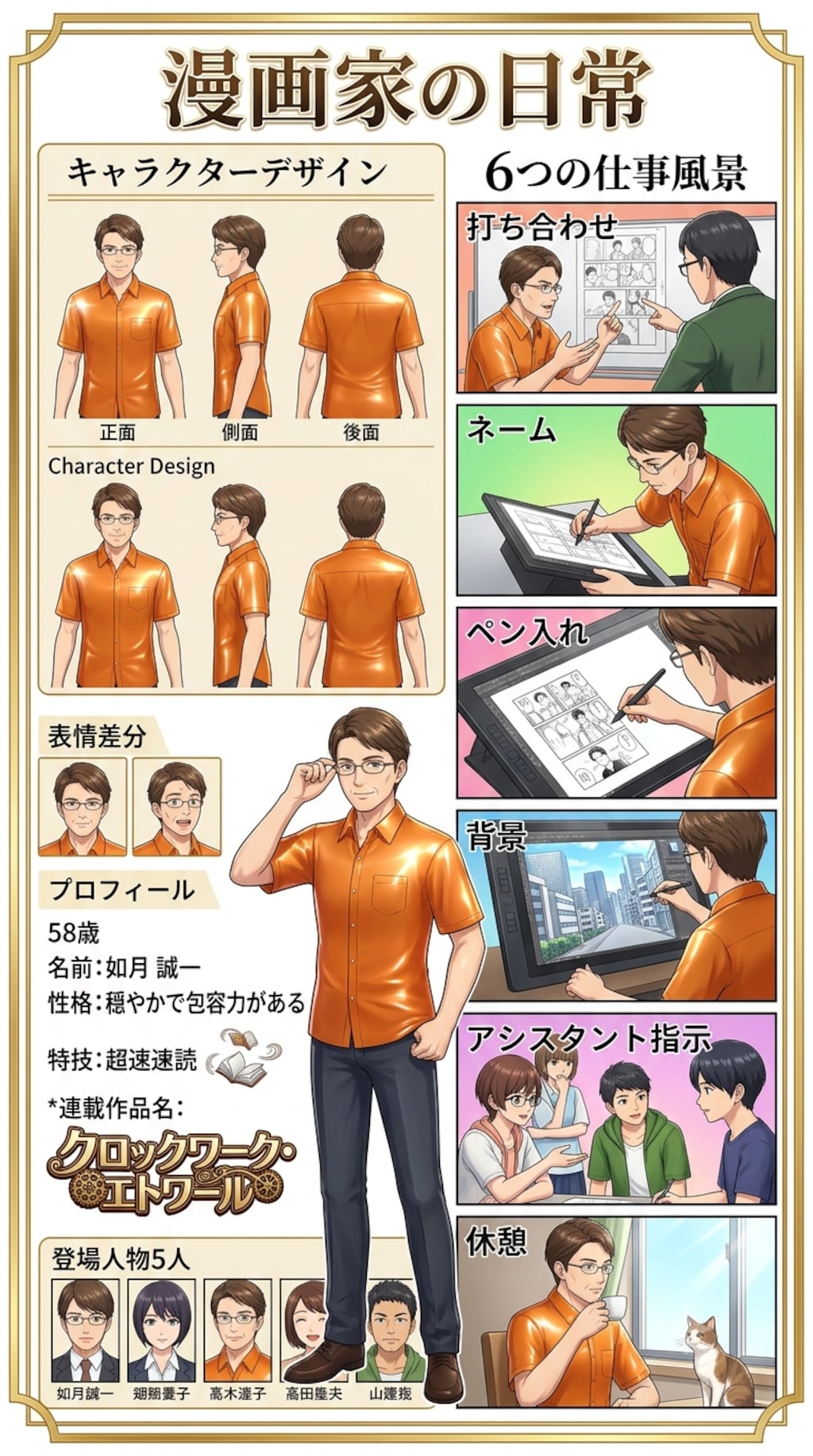 漫画家の日常