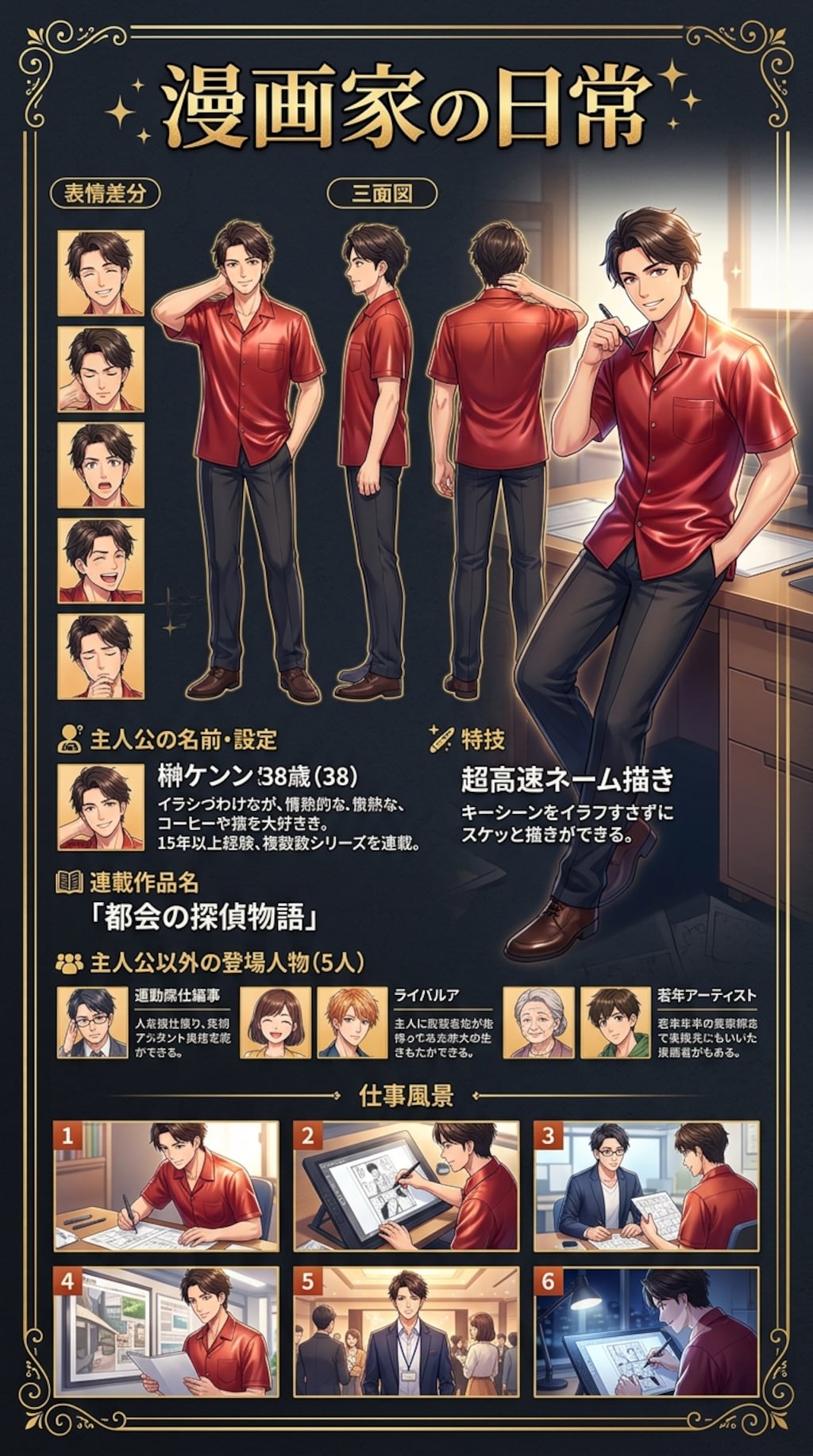 漫画家の日常