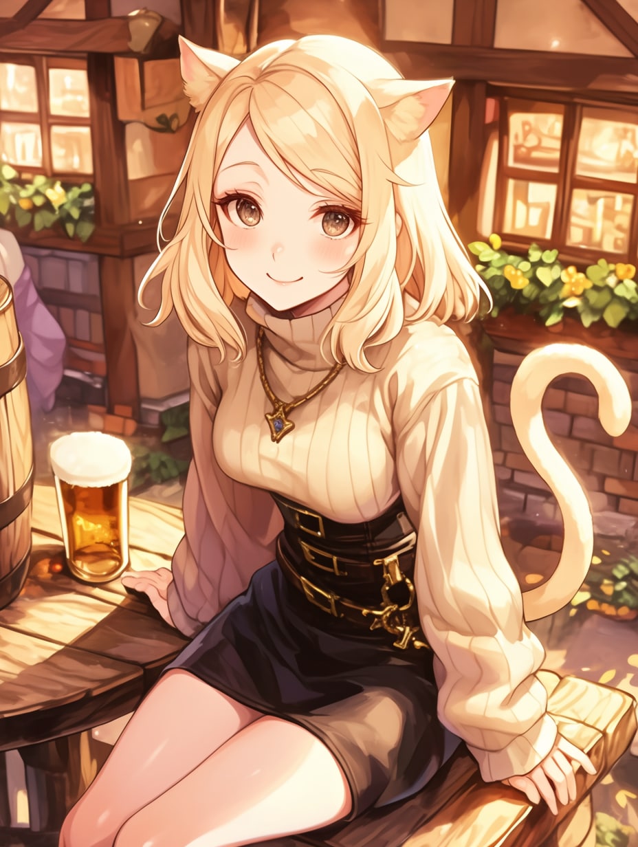 にゃん娘48 | の人気AIイラスト・グラビア