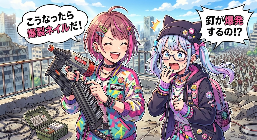 ネイルがアップ