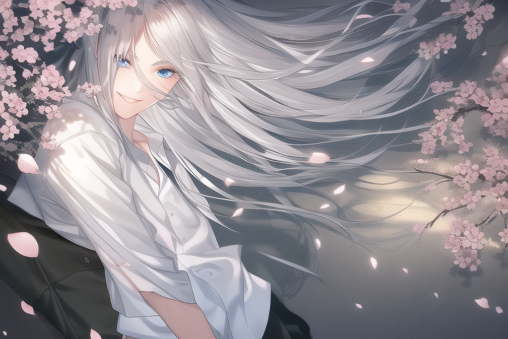 桜の季節 (男子学生)