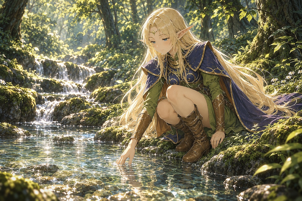水辺のエルフ