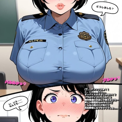警察署に行ったら色気ムンムンの爆乳婦警さんが出てきた