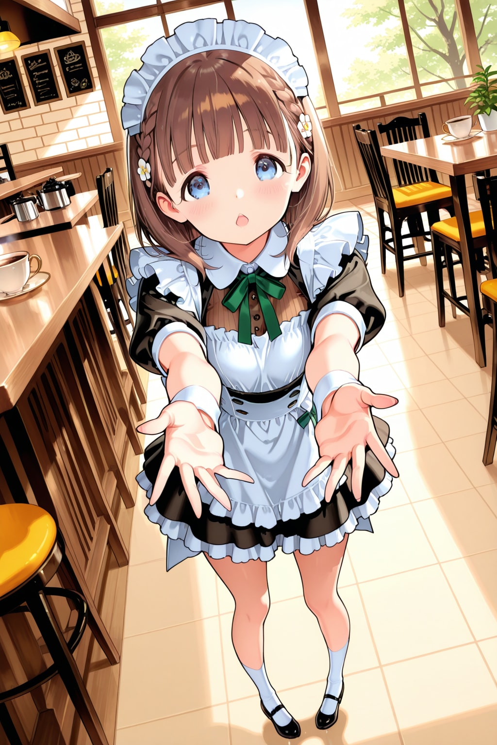 🌰みたいな口のメイドちゃん(4モデルver)