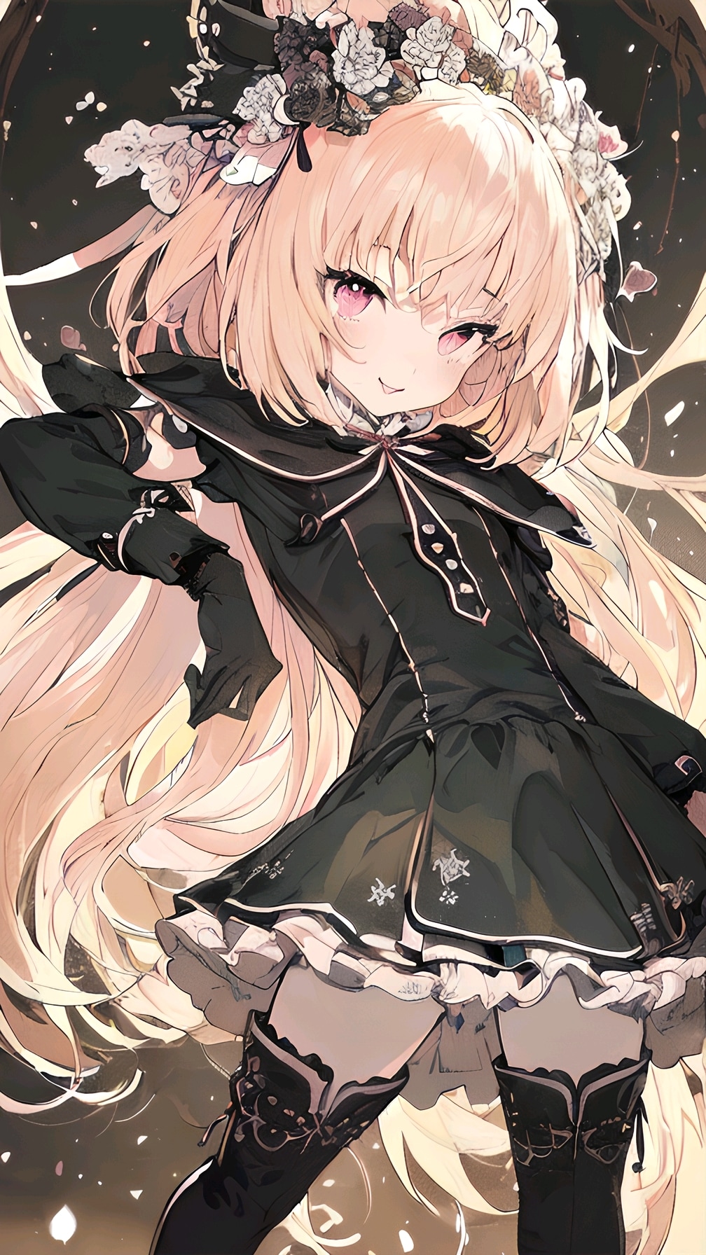 花影の夜 II ― 微笑みは、秘密のまま | の人気AIイラスト・グラビア