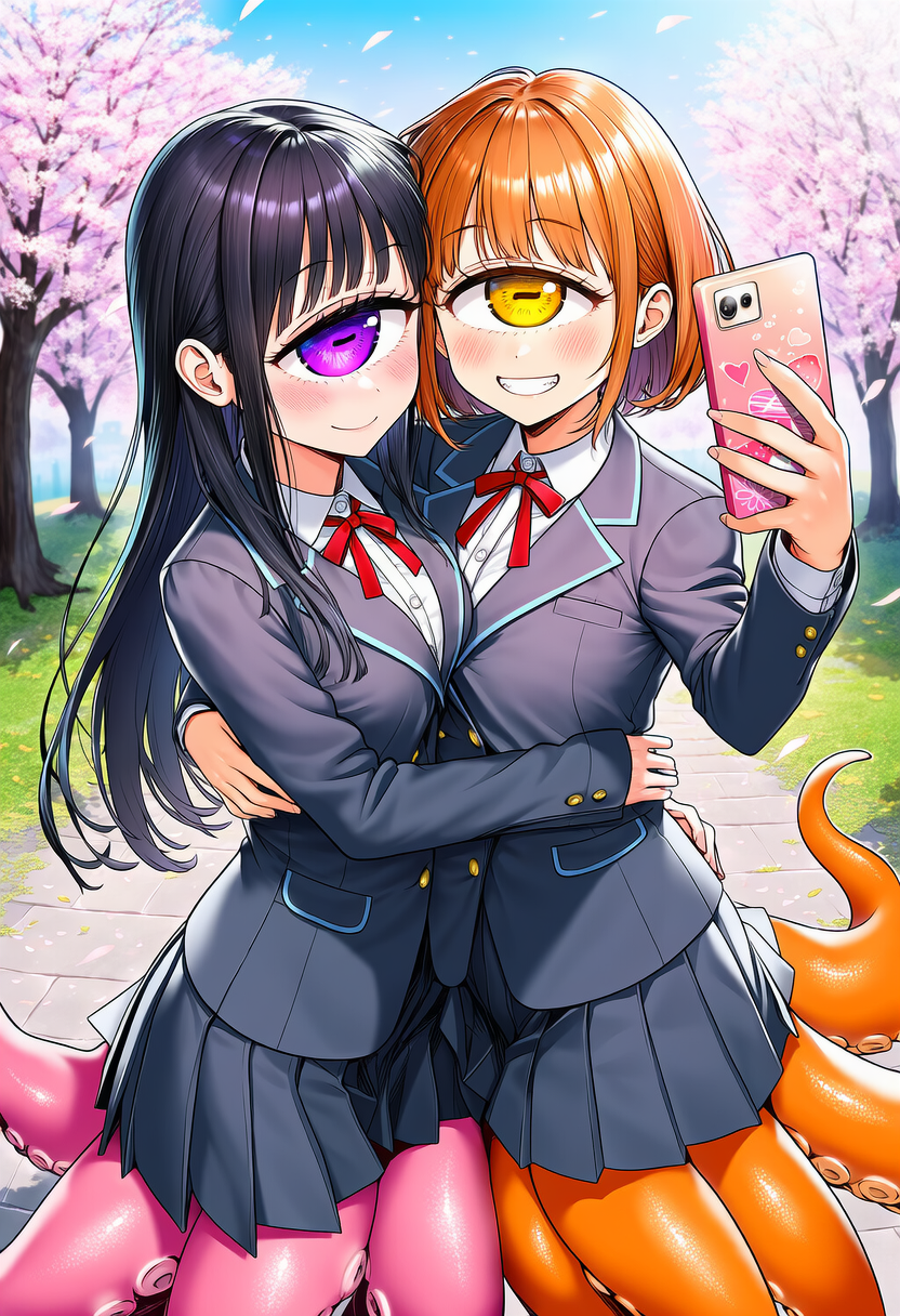 単眼スキュラ　自撮り | の人気AIイラスト・グラビア