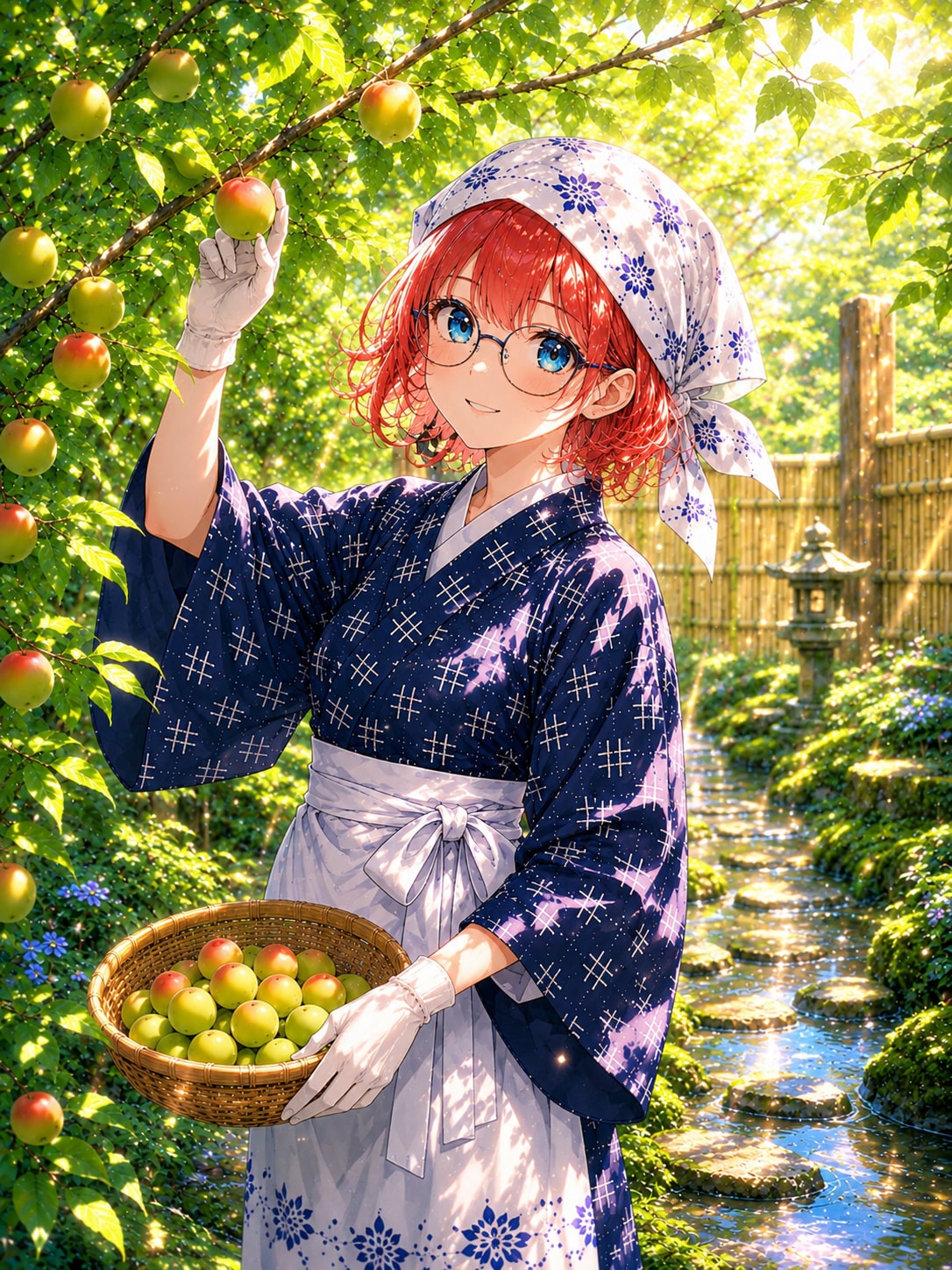 初夏の梅しごと | の人気AIイラスト・グラビア