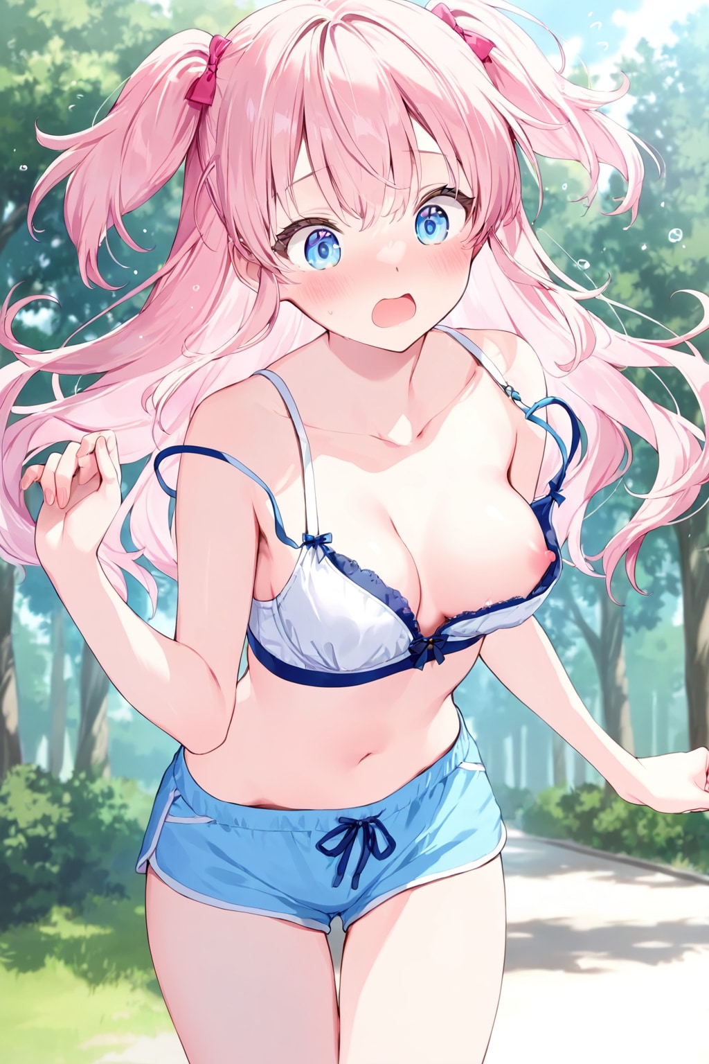 脱げちゃった！
