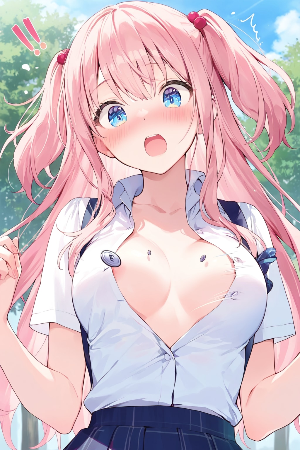 脱げちゃった！