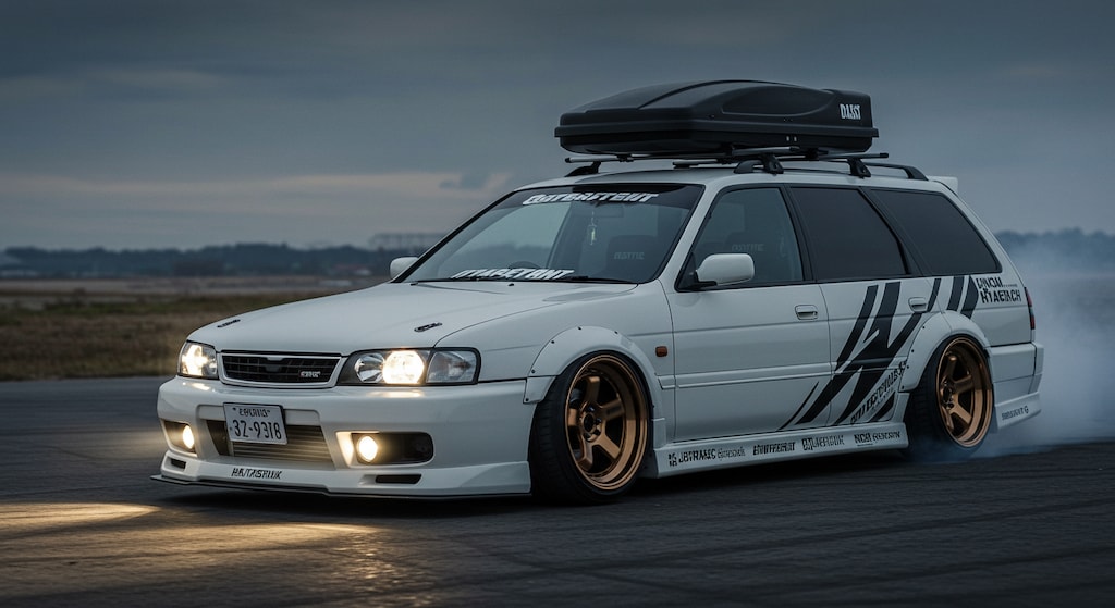 プリメーラワゴンのドリ車