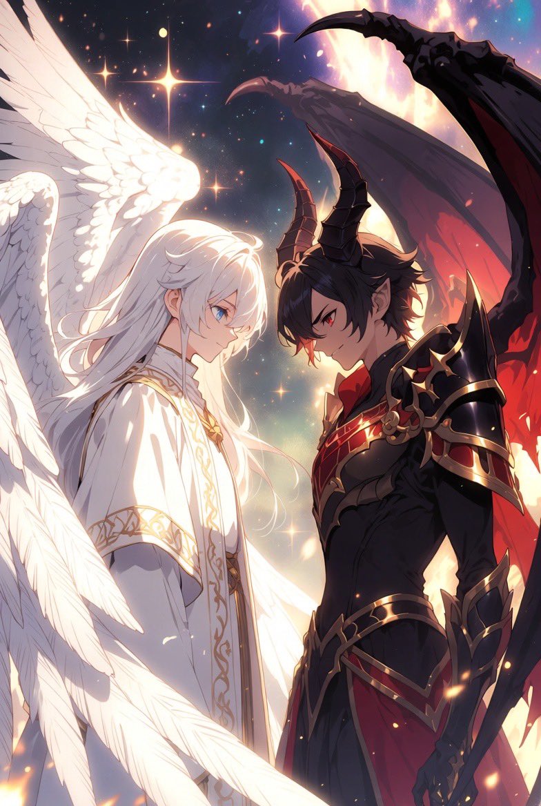 天使と悪魔 | の人気AIイラスト・グラビア